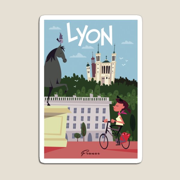 Item preview, Lyon Poster designed and sold by GAGodel.