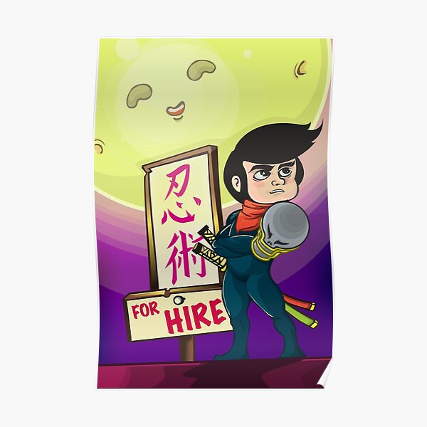 Ninja For Hire: Rooftop Poster