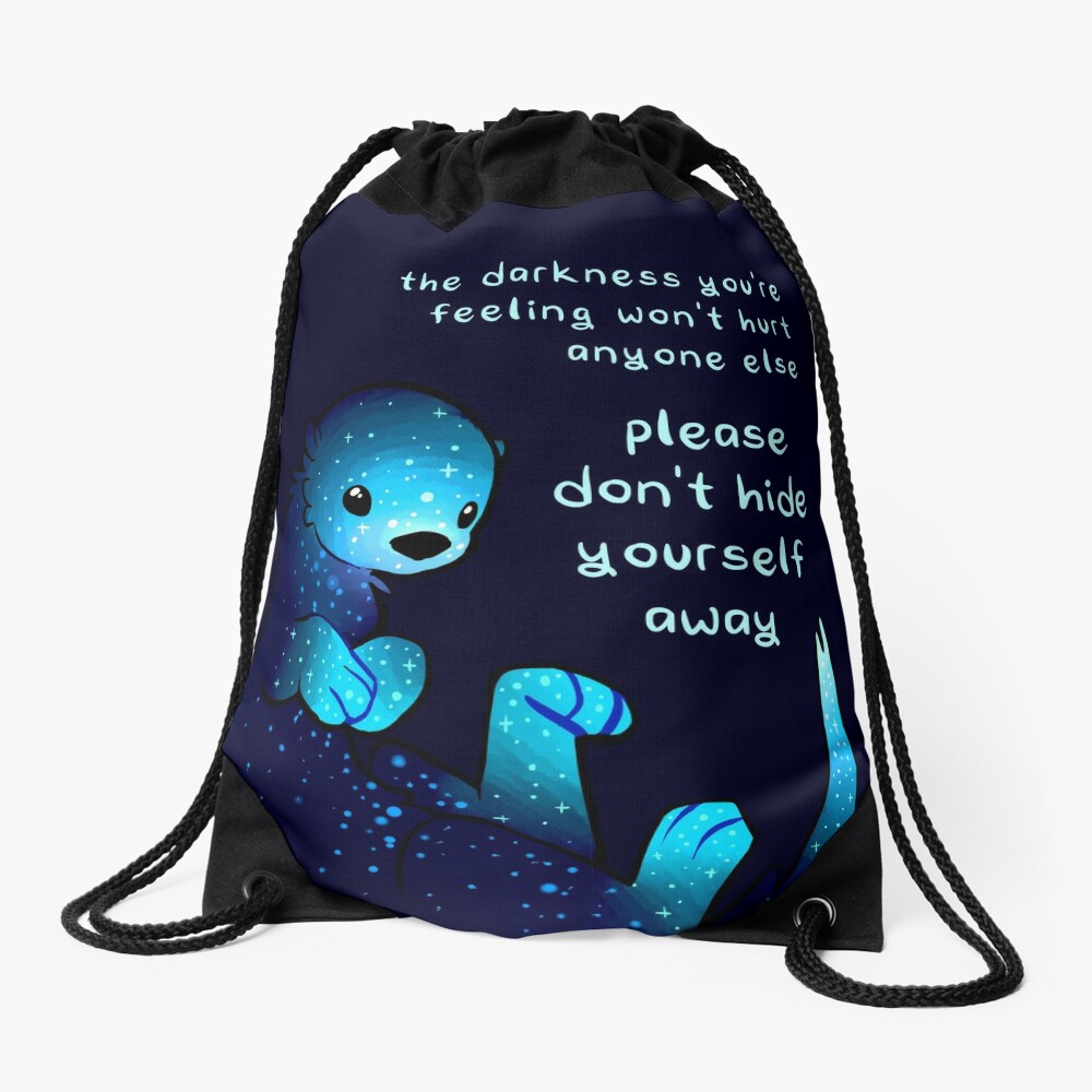 You're Doing What You Can Kind Rainbow Tiger Drawstring Bag for Sale by  thelatestkate