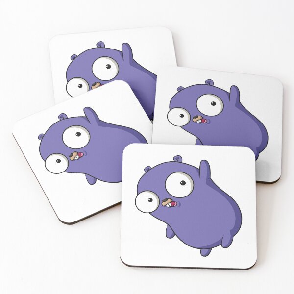 Item preview, The Go Gopher: Minimalistic Purple Hanging Gopher designed and sold by hellkni9ht.