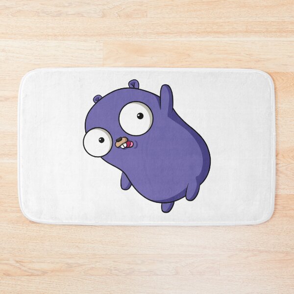 Item preview, The Go Gopher: Minimalistic Purple Hanging Gopher designed and sold by hellkni9ht.