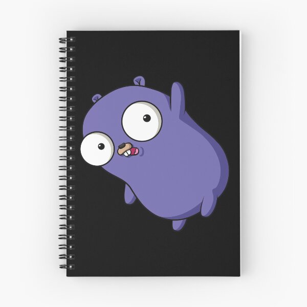 Item preview, The Go Gopher: Minimalistic Purple Hanging Gopher (Dark Edition) designed and sold by hellkni9ht.