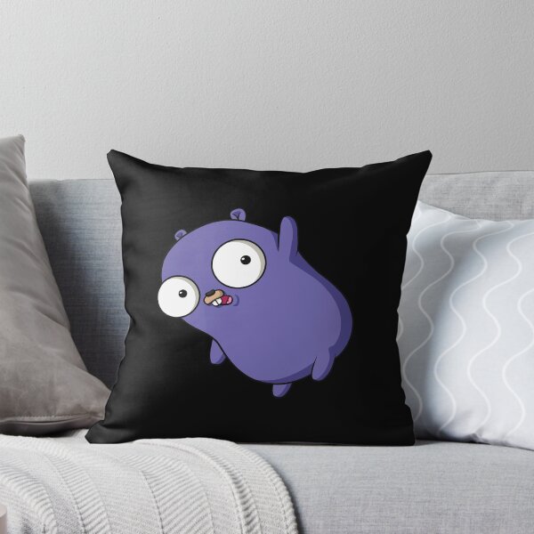 Item preview, The Go Gopher: Minimalistic Purple Hanging Gopher (Dark Edition) designed and sold by hellkni9ht.