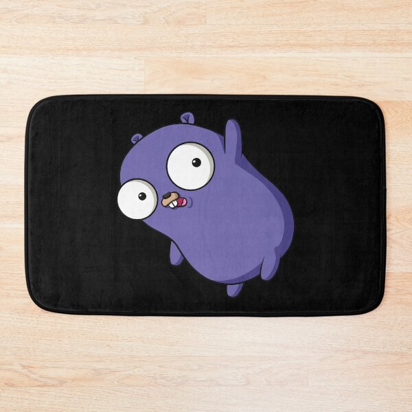 Item preview, The Go Gopher: Minimalistic Purple Hanging Gopher (Dark Edition) designed and sold by hellkni9ht.