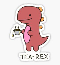 Tea Rex Sticker