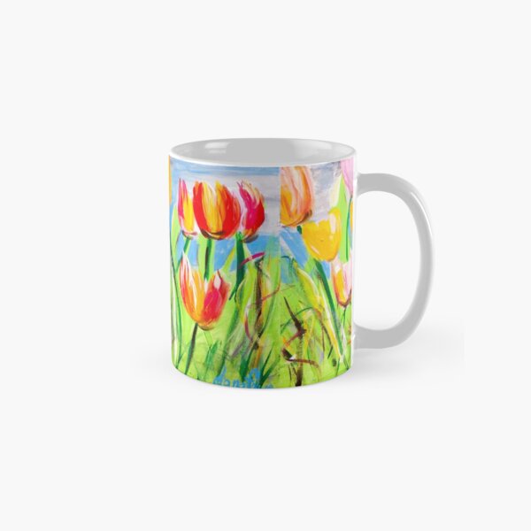 Messy Tulips Classic Mug