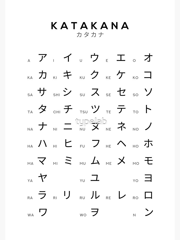 Katakana Photographic Prints for Sale | Redbubble