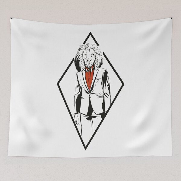 Item preview, Lion gentleman in suit. designed and sold by emphatic.