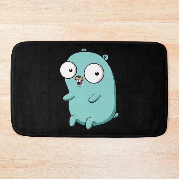 Item preview, The Go Gopher: Minimalistic Green Sitting Gopher (Limited Edition) designed and sold by hellkni9ht.