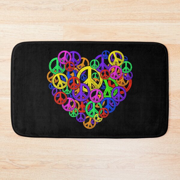 Item preview, Peace is love - heart designed and sold by anziehend.