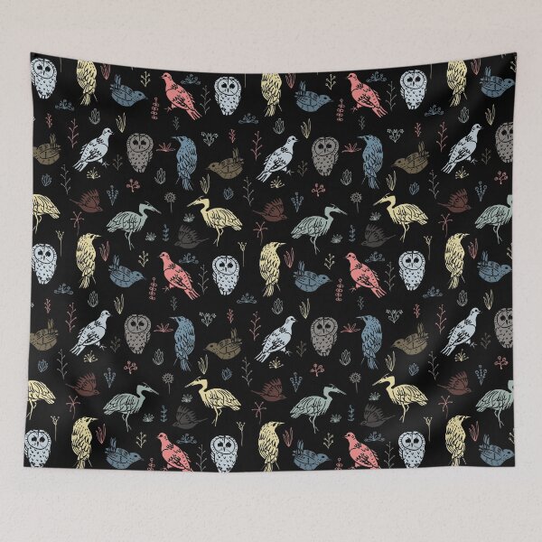 Item preview, stencil bird array designed and sold by ElliePDesigns.