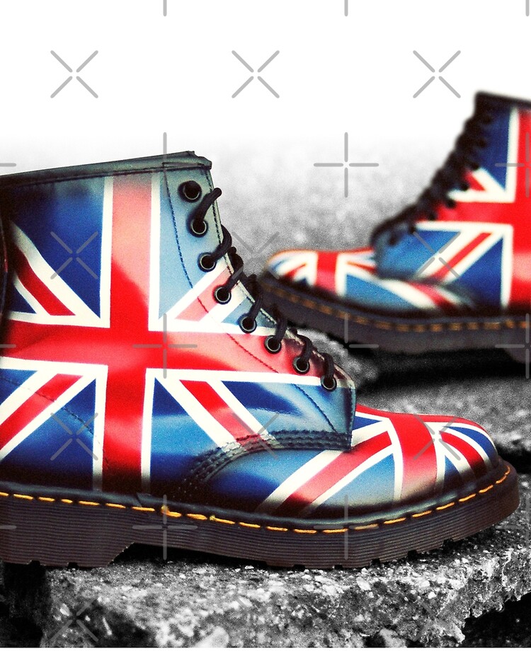 Union Jack Flag Doc Martens boots