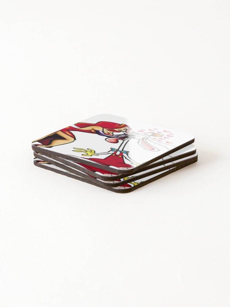 Thumbnail 4 of 5, Coasters (Set of 4), Roger Rabbit designed and sold by Ochic.