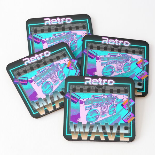 Item preview, Ghettoblaster - Boombox Retrowave designed and sold by DerNerd.