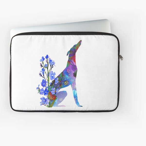 Vista previa del artículo con la obra «Galgo de las Flores», diseñado y vendido por Lisa Marie Mercer.