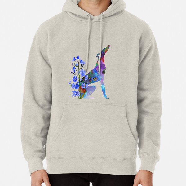 Galgo de las Flores Pullover Hoodie