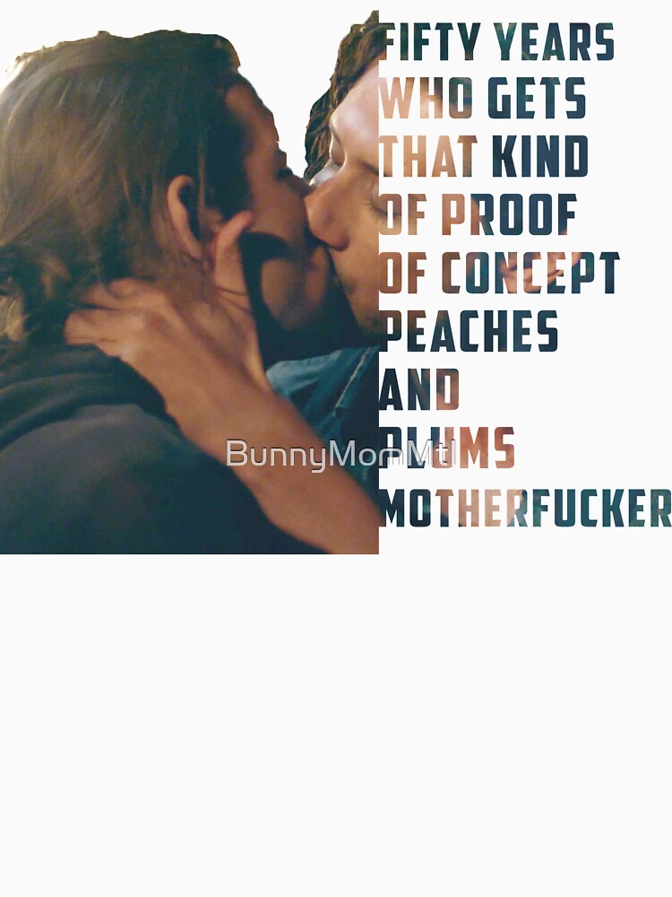 "Queliot Peaches and Plums and Years" Tshirt for Sale by