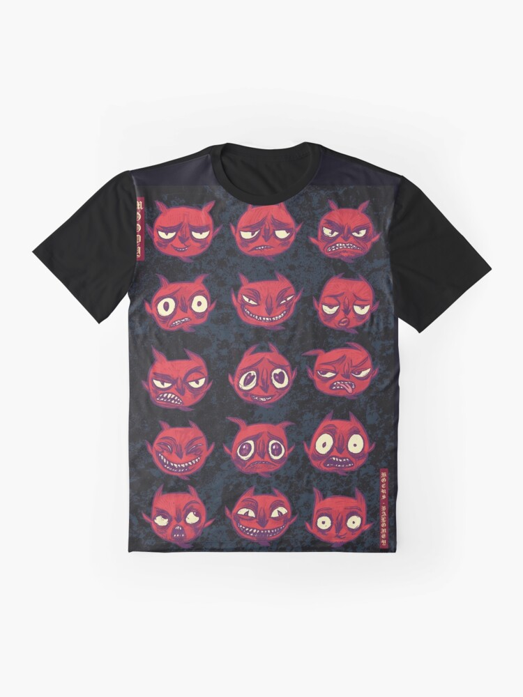 Alternate view of Moody (dark version) Graphic T-Shirt