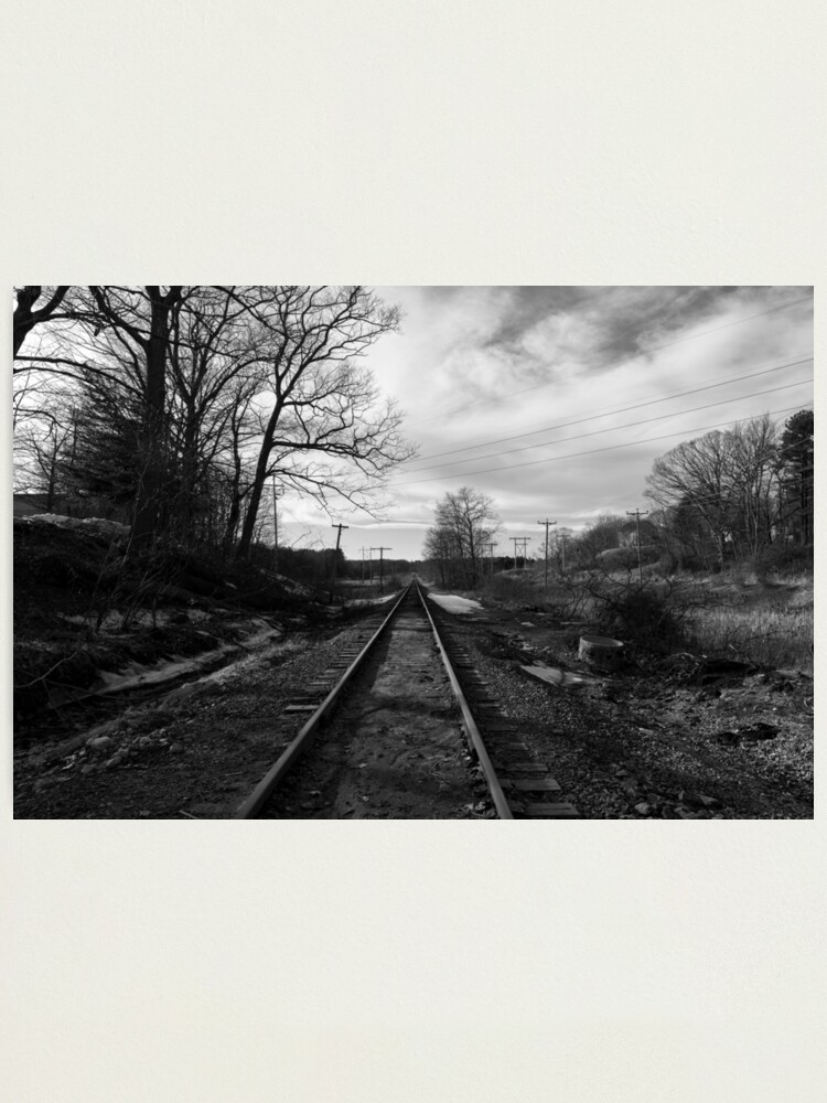 Alternate view of Fore River Rails Photographic Print