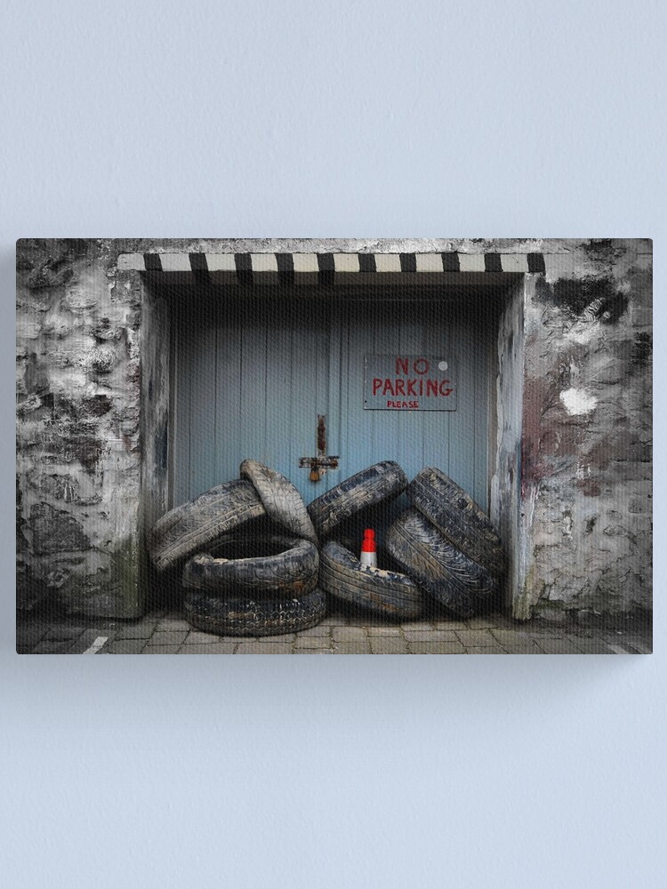 Alternate view of No Parking Canvas Print