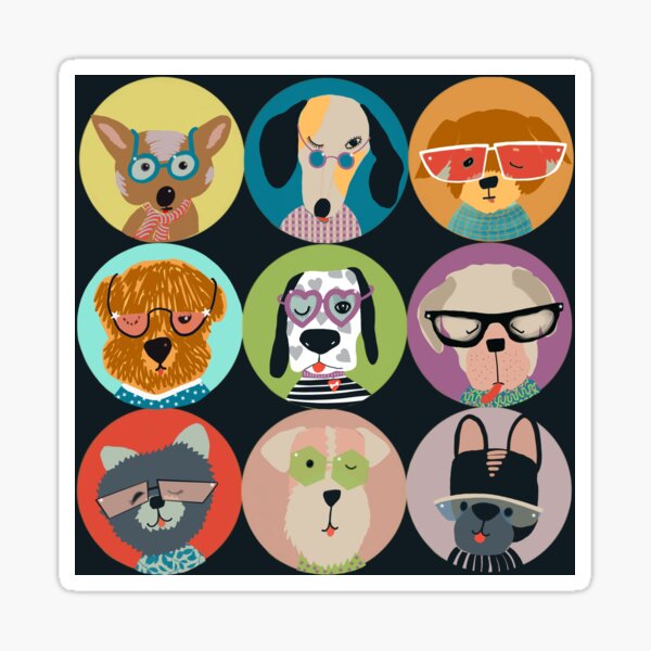 Rock Star Dogs Sticker