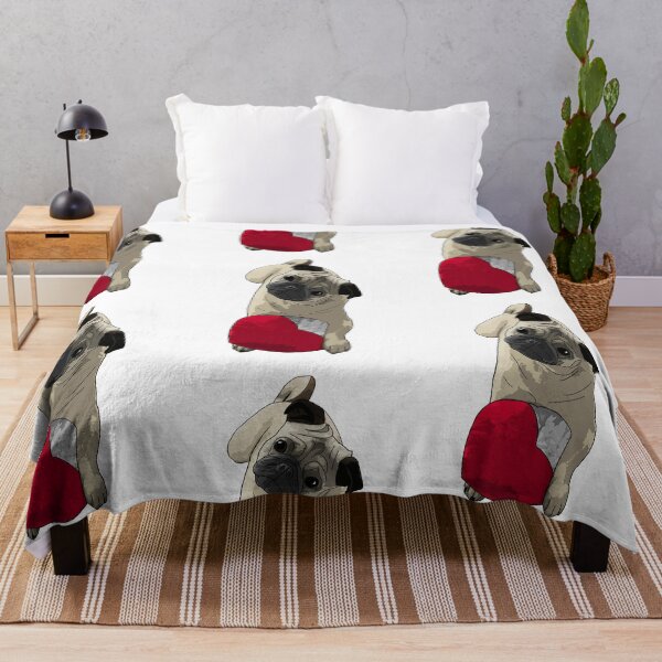 Item preview, Pug with a Heart designed and sold by MOKA META.