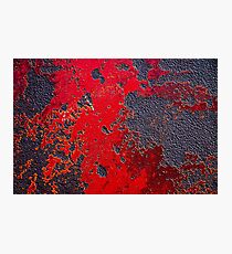 Red raw Photographic Print
