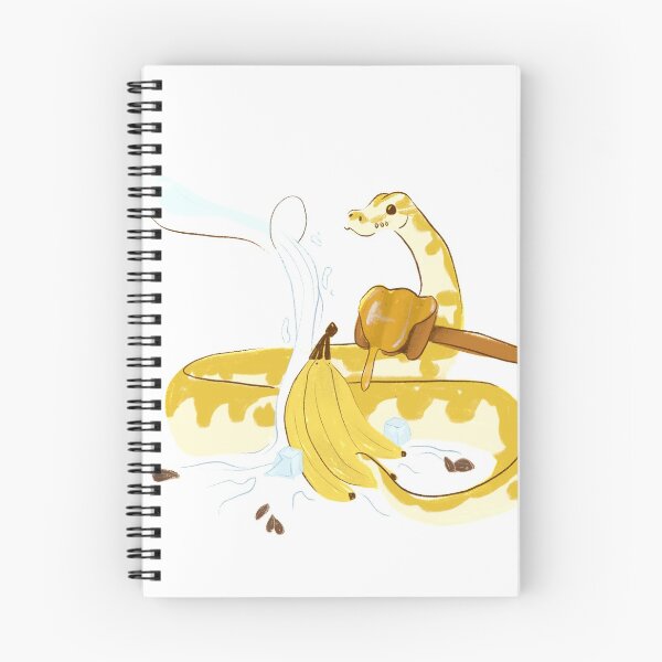 Item preview, Cute Banana Python Smoothie  designed and sold by Manda Lyn LaCorte.