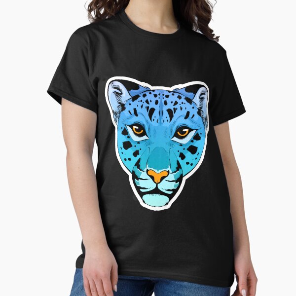 Icy Blue Leopard Classic T-Shirt