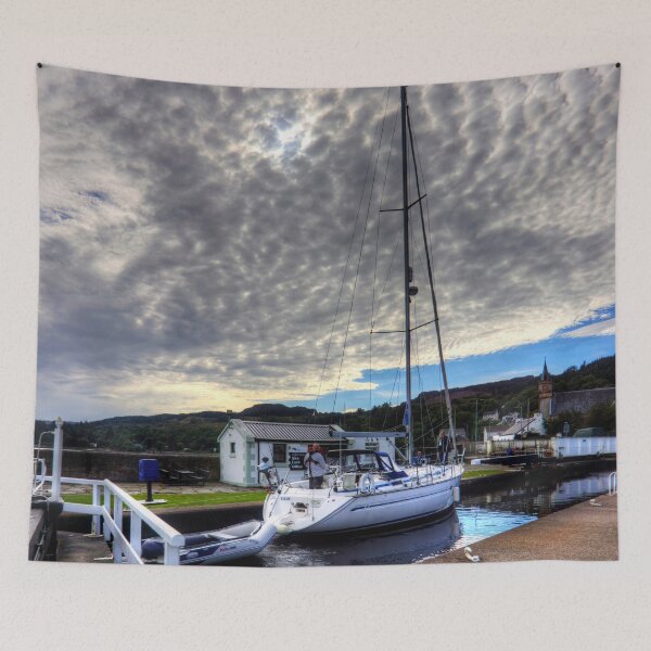 Item preview, Yacht under a Dappled Sky designed and sold by tomg.