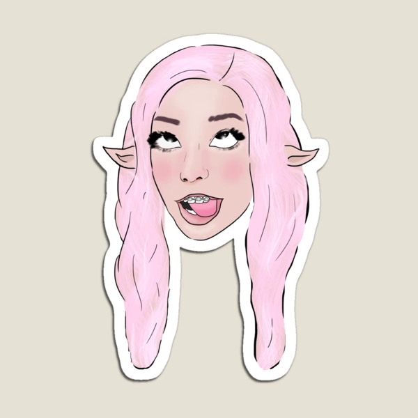 Belle Delphine Memes Magnet for Sale by Barnyardy
