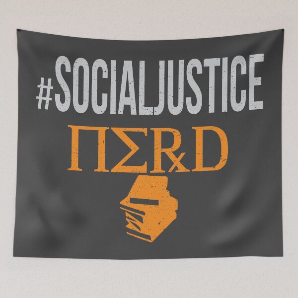Item preview, #SocialJustice Nerd - Hashtag for the Resistance designed and sold by Ryphna.