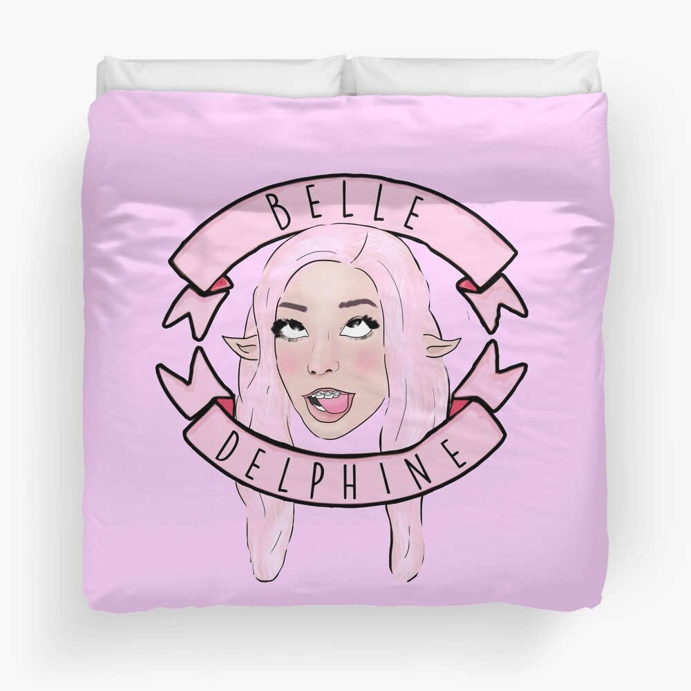 Belle Delphine Memes Duvet Cover for Sale by Barnyardy