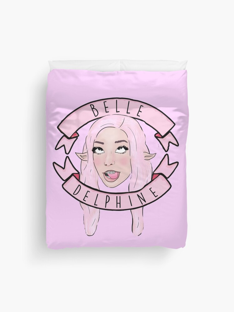 Belle Delphine Memes Duvet Cover for Sale by Barnyardy