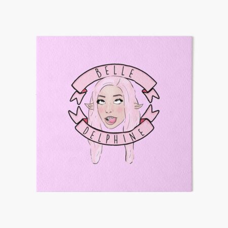 ARRESTED BELLE DELPHINE DESIGN - Makes An Ideal Gift! Art Board Print for  Sale by Woolofsky