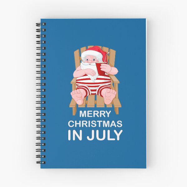 Item preview, Santa on the Beach Merry Christmas in July Gift  designed and sold by amethystdesign.