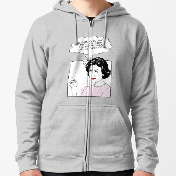 Twin Peaks Audrey Tee, T-shirt Adulte, cool, Dale Cooper, David Lynch Veste zippée à capuche