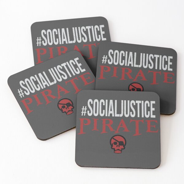 Item preview, #SocialJustice Pirate - Hashtag para la Resistencia designed and sold by Ryphna.