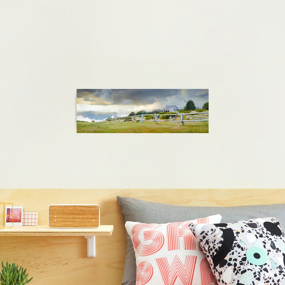 Stormy Evening at Craigs Hut, Mt Stirling, Victoria, Australia Photographic Print
