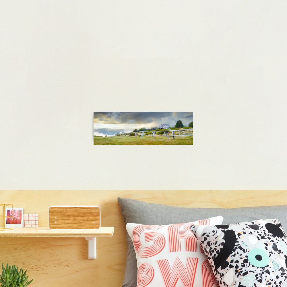 Stormy Evening at Craigs Hut, Mt Stirling, Victoria, Australia Photographic Print