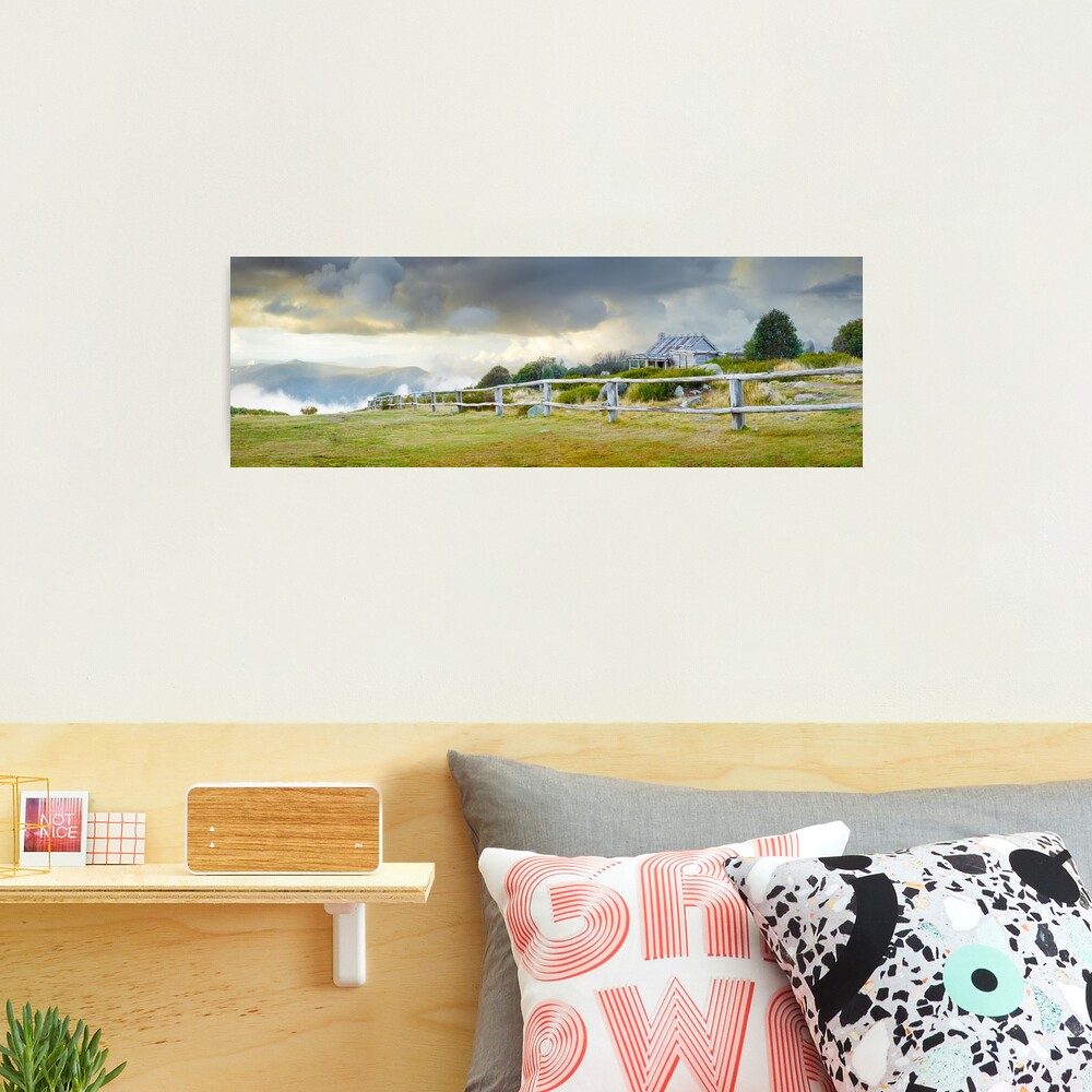 Stormy Evening at Craigs Hut, Mt Stirling, Victoria, Australia Photographic Print