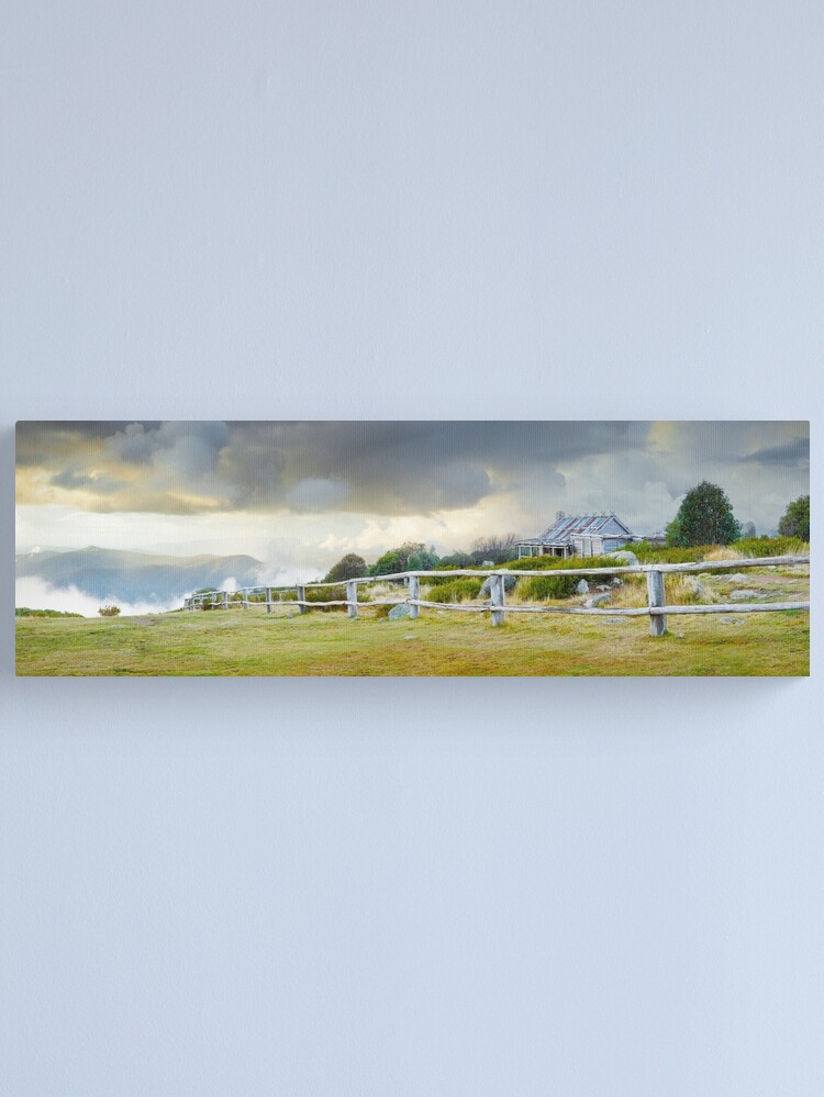 Alternate view of Stormy Evening at Craigs Hut, Mt Stirling, Victoria, Australia Canvas Print