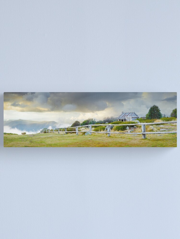 Alternate view of Stormy Evening at Craigs Hut, Mt Stirling, Victoria, Australia Canvas Print