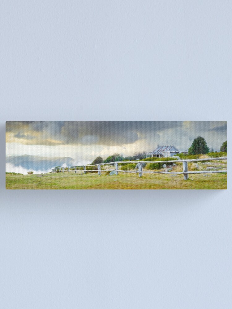Alternate view of Stormy Evening at Craigs Hut, Mt Stirling, Victoria, Australia Canvas Print