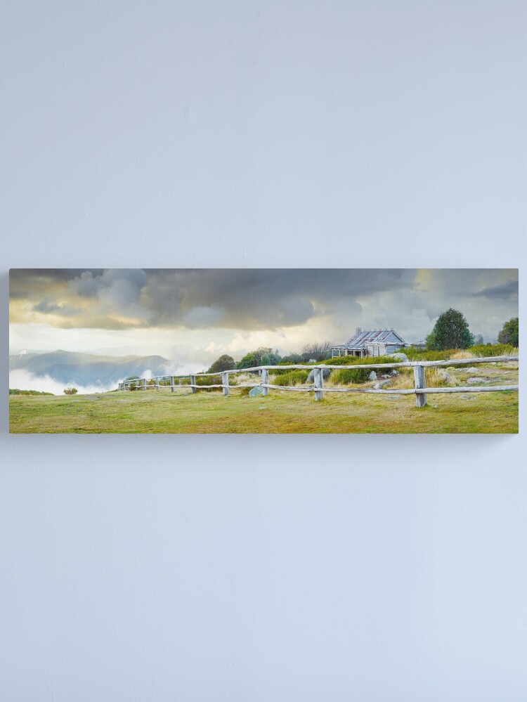 Alternate view of Stormy Evening at Craigs Hut, Mt Stirling, Victoria, Australia Canvas Print