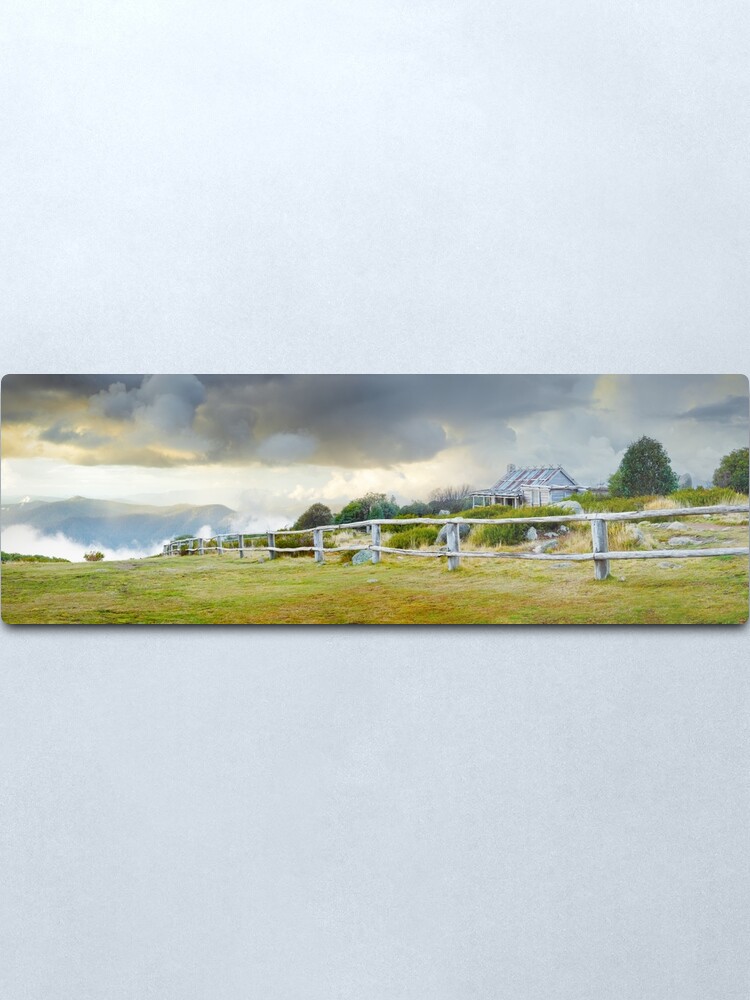 Alternate view of Stormy Evening at Craigs Hut, Mt Stirling, Victoria, Australia Metal Print