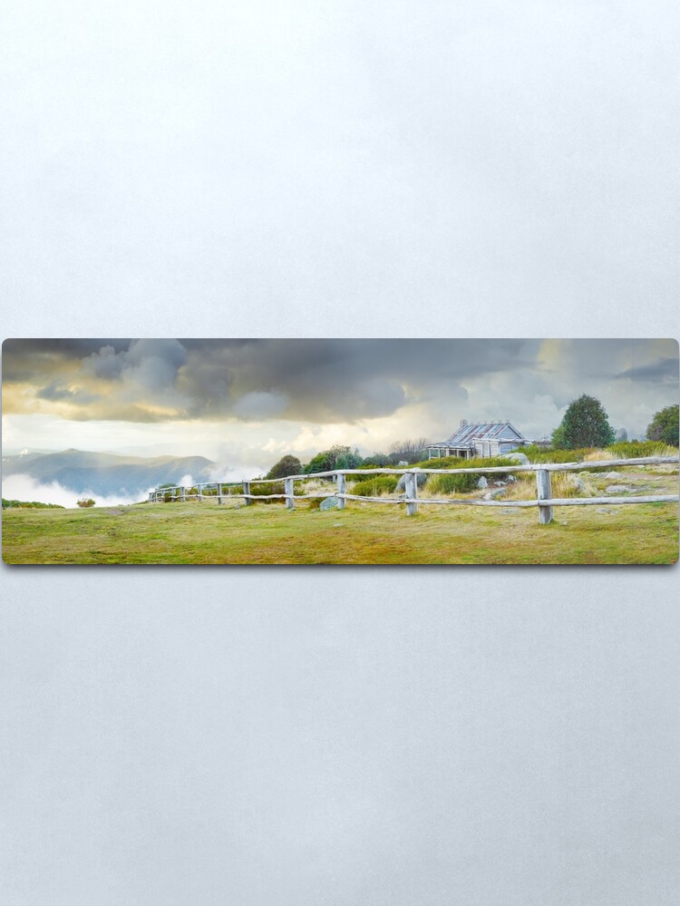 Alternate view of Stormy Evening at Craigs Hut, Mt Stirling, Victoria, Australia Metal Print