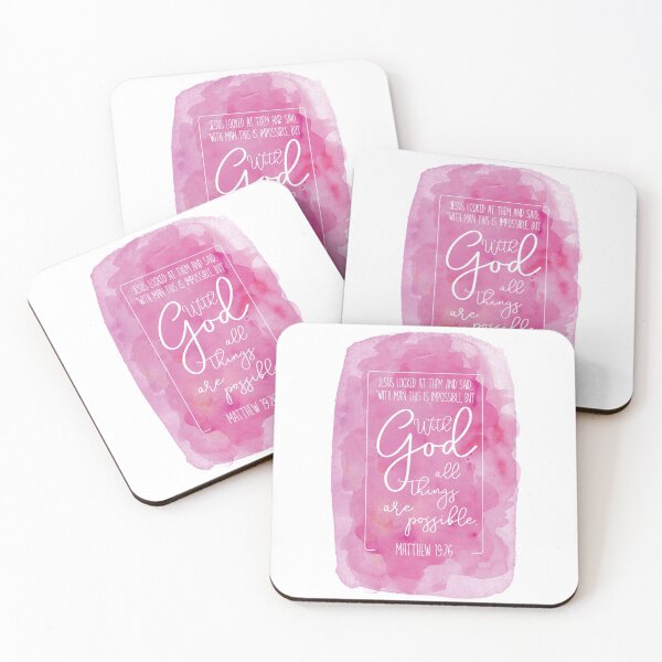 Item preview, With God All Things Are Possible Matthew 19:26 designed and sold by JoyfulJen.