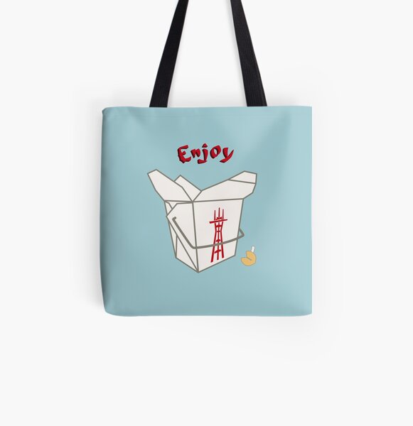 Enjoy Twin Peaks All Over Print Tote Bag