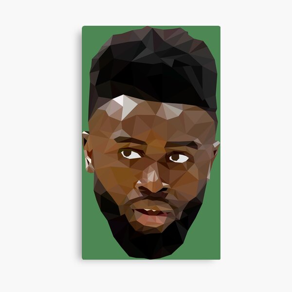 Jaylen Brown Low Poly Canvas Print